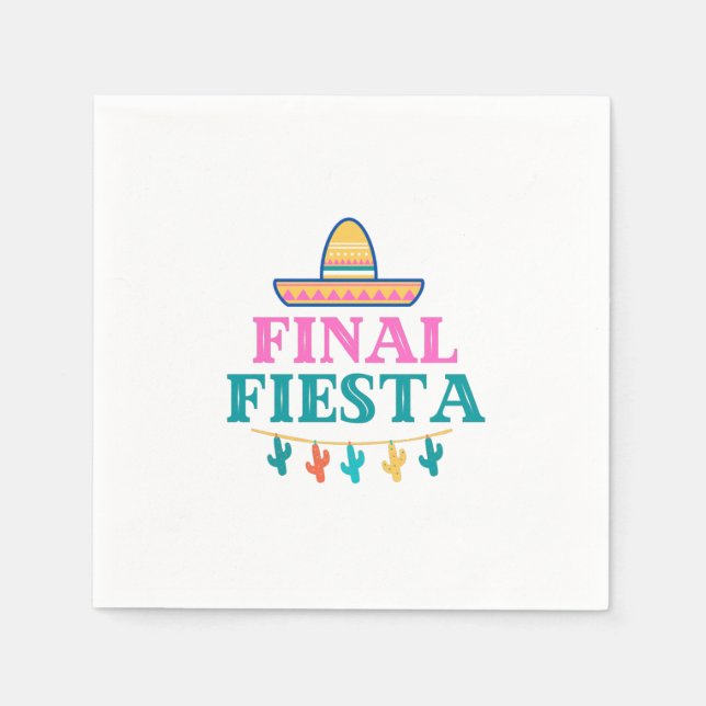 Fiesta Sombrero Serviette (Vorderseite)