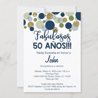 Fiesta sorpresa, Einladung zum Geburtstag von Männ