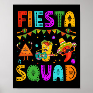 Fiesta Squad Cinco De Mayo Party Poster