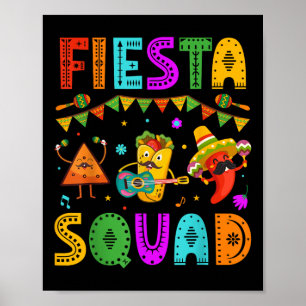 Fiesta Squad Cinco De Mayo Party Poster
