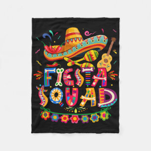 Fiesta Squad Cinco De Mayo T-Shirt Mexikanisches P Fleecedecke