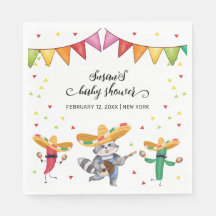 Fiesta Taco 'Bout A Baby Cactus Animal Baby Shower