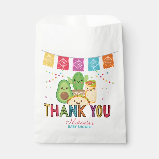 Fiesta Taco Bout' A Baby Party Geschenktütchen (Vorderseite)