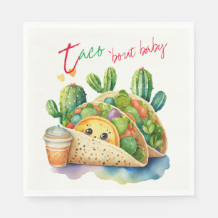 Fiesta Taco 'bout Baby Shower Niedlich Fun Modern Serviette