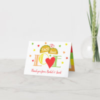 Fiesta Taco Bout Liebe farbenfrohe Engagement Part
