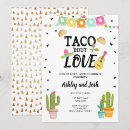 Fiesta Taco Bout Liebe Kaktus Paare Dusche Einladung