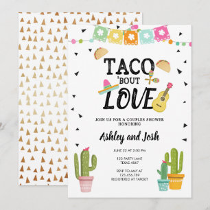 Fiesta Taco Bout Liebe Kaktus Paare Dusche Einladung