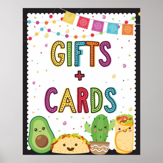 Fiesta Taco Geschenke und Karten Unterschreiben Po Poster (Vorne)