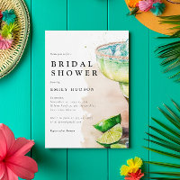 Fiesta Tequila Watercolor Bridal Dusche