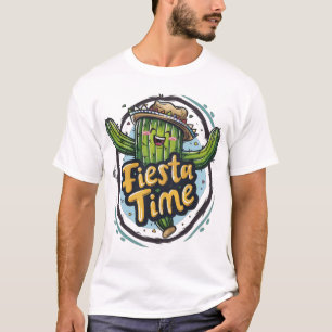 "Fiesta Time" tanzende Kakteen T-Shirt