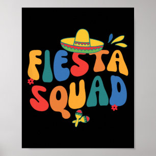 Fiesta-Truppe Cinco De Mayo Lasst uns feiern Mexik Poster