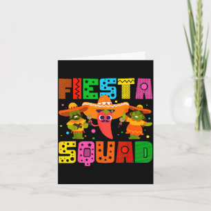 Fiesta-Truppe Cinco de Mayo lustiger Kaktus Sombre Karte