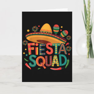 Fiesta-Truppe Cinco De Mayo Mexikanische Fiesta fü Karte