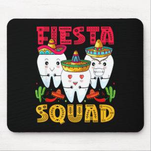 Fiesta-Truppe Cinco De Mayo Zahnmedizinische Mexik Mousepad
