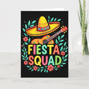 Fiesta-Truppe passendes Cinco de Mayo mexikanische Karte