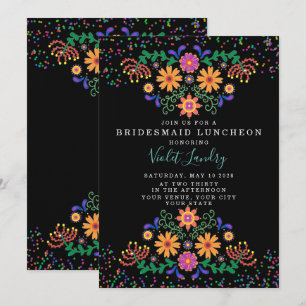Fiesta und Cactus Colorful Bridesmaids Einladung