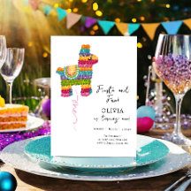 Fiesta und Fun Piñata Llama Girl Erster Geburtstag