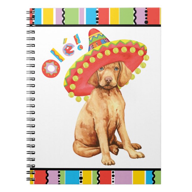 Fiesta Vizsla-Notebook Notizblock (Vorderseite)