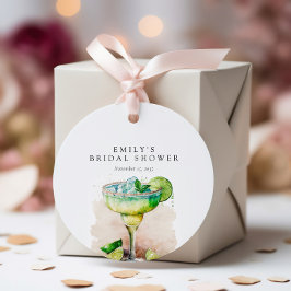 Fiesta Watercolor Brautparty Geschenkanhänger