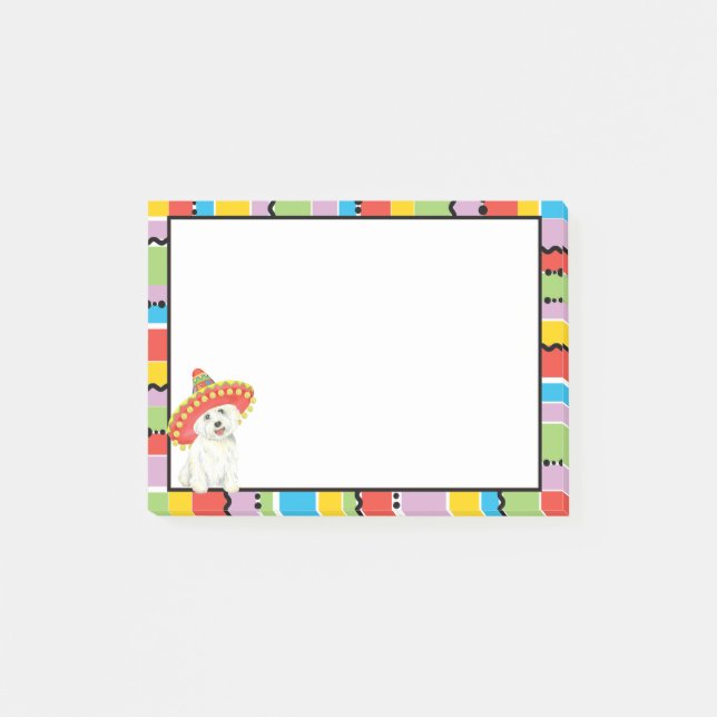 Fiesta Westie Post-it Klebezettel (Vorderseite)
