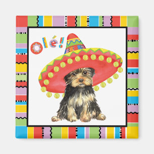 Fiesta Yorkie Magnet