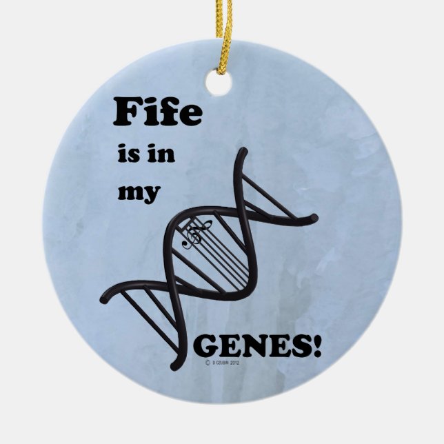 Fife ist in meinen Genen Keramik Ornament (Vorne)