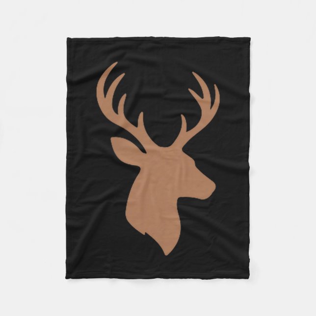 Fife Life My Family Tree Has A Stand In It Deer Hu Fleecedecke (Vorderseite)