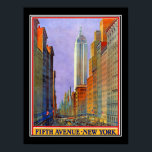 Fifth Avenue New York Art Deco Vintage Poster<br><div class="desc">Fifth Avenue New York Art Deco Vintage Poster Art Deko,  Retro-Bilder,  Vintage Illustrationen,  Vintage Retro,  Jugendstil,  Deko Bild,  Vintage Reise,  France Reise,  Parisreise,  Französisch,  Vintagestore,  Vintag,  Restaurant-Rco,  Retro,  Reise,  Vintage Bilder,  viktorianische,  viktorianische Bilder,  Vintage Grafik,  populäre,  Dekor-Stile,  Retro-Stil,  cool,  modern,  ländlich,  Vintag, ,  Lager,  Plakate</div>