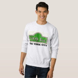 Fifth Avenue New York City Street Sign Sweatshirt
