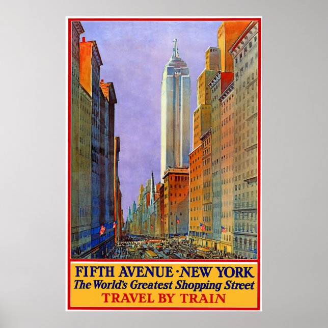 Fifth Avenue - New York Poster (Vorne)