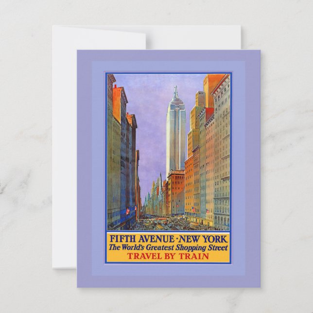 Fifth Avenue New York Weltbest Shopping St. (Vorderseite)