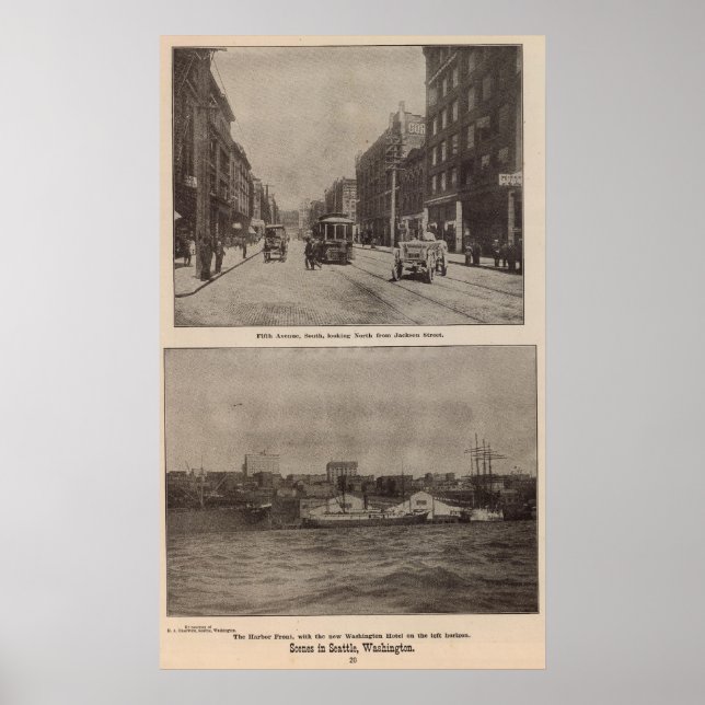 Fifth Avenue S Harbor front Poster (Vorne)