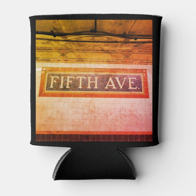 Fifth Avenue Tile Sign - New York City Dosenkühler (Vorderseite)