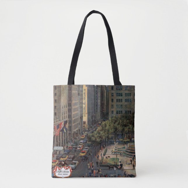 Fifth Avenue von John Falter Tasche (Vorderseite)