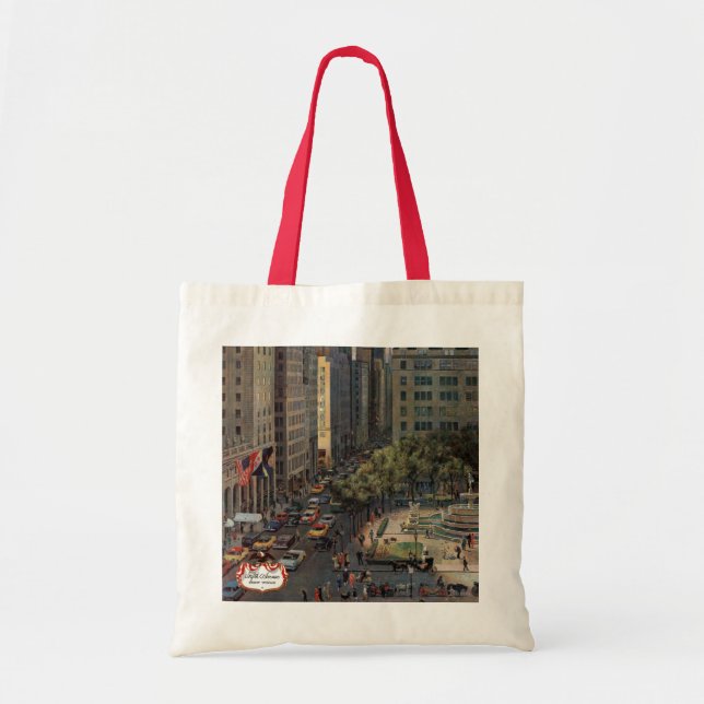 Fifth Avenue von John Falter Tragetasche (Vorne)