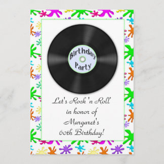 FiftiesThemed Einladung