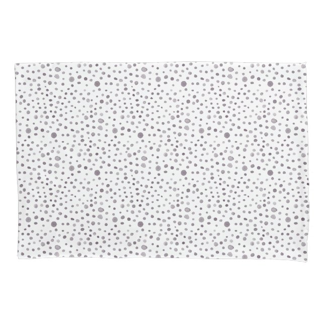 Fig Confetti Wasserfarbe Dots Pillowcase Kissenbezug (Vorderseite)