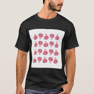 Fig Fruit Zeichnend Küche Nook Druckgeschenk T-Shirt