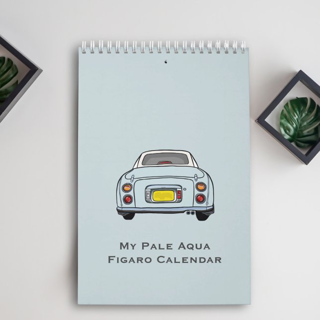Figarations Jote Pale Aqua Figaro Calendrier de vo (A calendar for all your figaro meetings!)