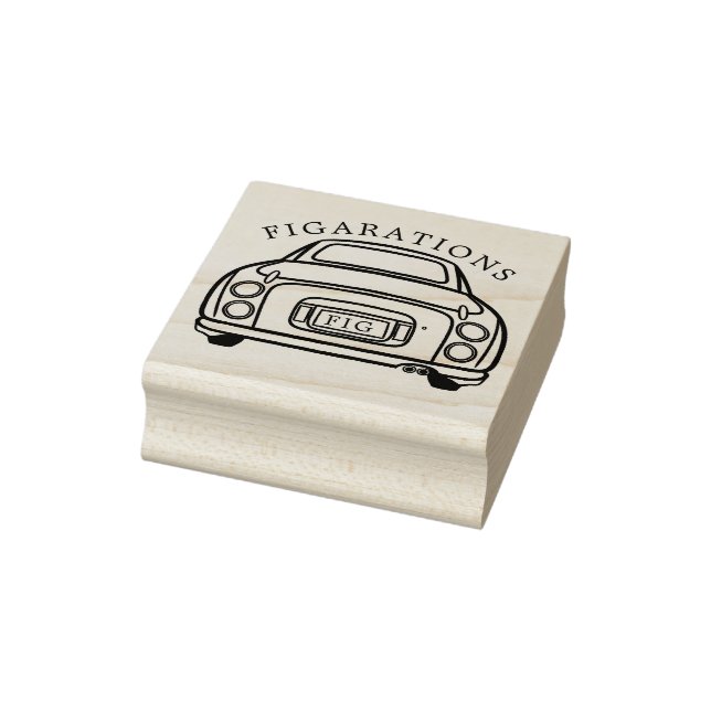Figarations Monoline Figaro Autoname Rubber Briefm Gummistempel (Stempel)