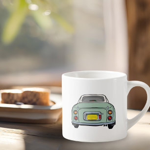 Figarations Name Emerald Green Figaro Car Espressotasse
