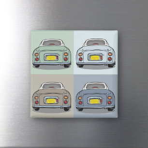 Figarations Seasons Figaro Car Magnet