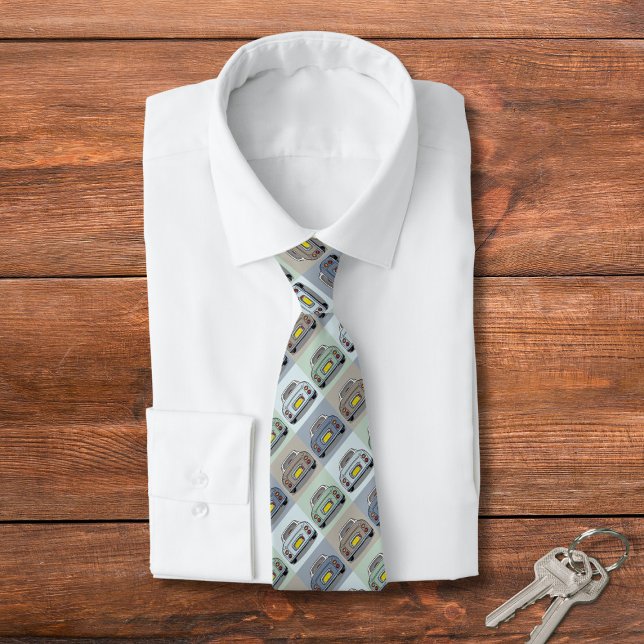 Figarations Seasons Figaro Car Neck Tie Krawatte (Figarations Figaro Car Pattern Tie just for you)