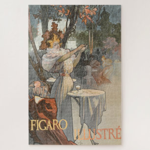 Figaro - Art Nouveau Elegante von Alphonse Mucha