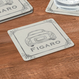 Figaro Car Square Paper Untersetzer