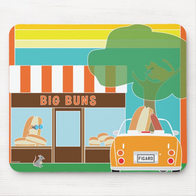 Figaro-Mauspads Mousepad (Vorne)