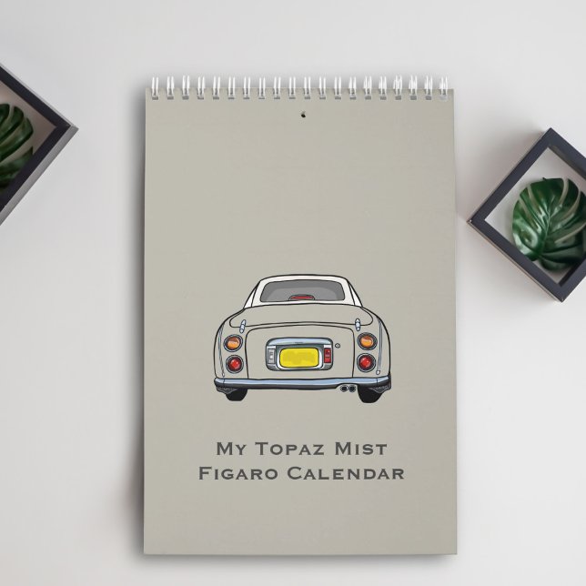 Figaro Niedlich Topaz Mist Figaro Garage Kalender (A calendar for all your topaz figaro car meetings)
