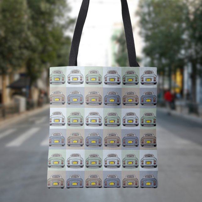 Figaro Voiture Pop Art Motif Sac fourre-tout (All the colours of the figaro based on the seasons of the year)