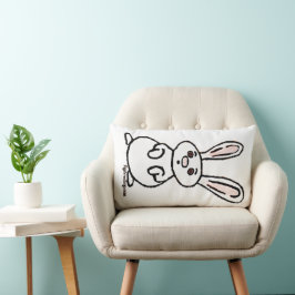 figdewdrop Bunny Throw Pillow Lendenkissen