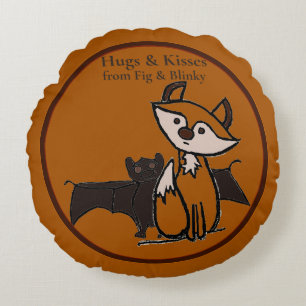 figdewdrop Fig & Blinky Câlins & Bisous Coussin Ro